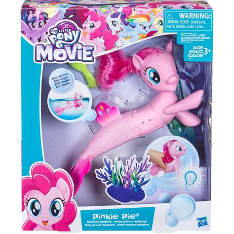 My Little Pony The Movie Pinkie Pie Swimming Seapony Figure Pretend