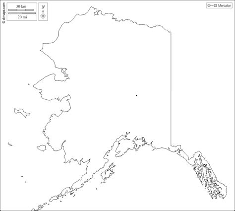 Alaska Mapa Gratuito Mapa Mudo Gratuito Mapa En Blanco Gratuito Plantilla De Mapa Contornos