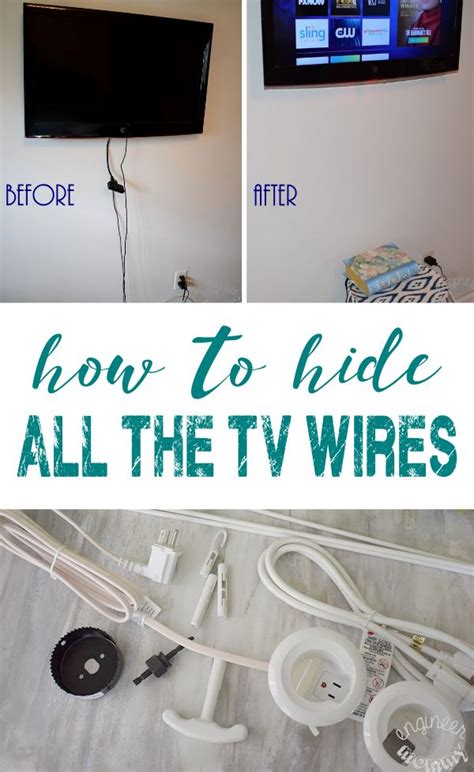 Tired Of Seeing Those Tv Wires Check Out This Simple Solution To Get
