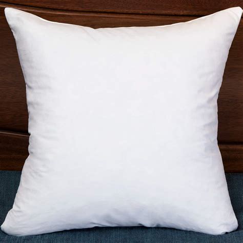 Set Of 2 26x26 Square Decorative Down Feather Throw Pillow Insert 100