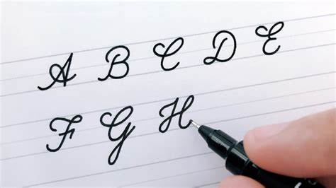 Cursive Handwriting Cursive Writing A To Z Printable Form Templates