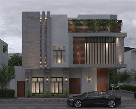Modern Villa Elevation Design On Behance