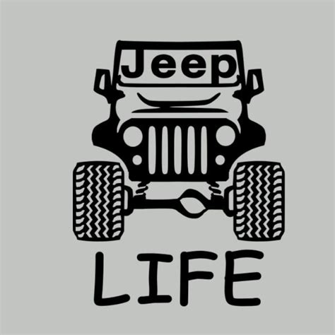 Jeep Life Decal Sticker Jeep Life Car Window Truck Laptop Sticker Car
