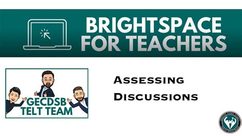 Assessing Discussions In Brightspace Youtube
