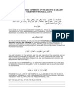 Doa for the opening ceremony of family day( aeo. Template Opening Ceremony Doa in English | Religious ...