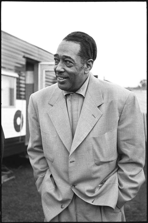 Duke ellington, american pianist who was the greatest jazz composer and bandleader of his time. Duke Ellington, Newport, RI 1956 | Don Hunstein