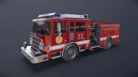 Seagrave Marauder Fire Engine 3d Model By Veaceslav Condraciuc