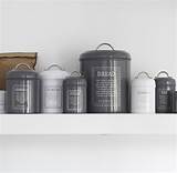 Grey Kitchen Storage Jars Images