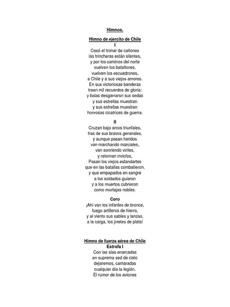Himno Del Ejercito De Chile Descargar