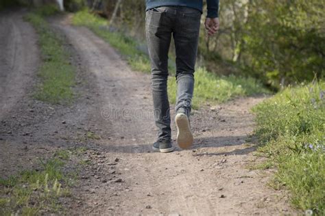 Man Walking In Nature Stock Image Image Of Nature Close 186701521