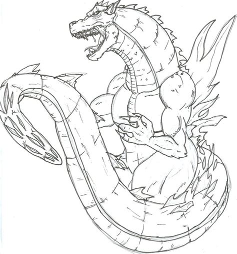 Muto Godzilla Coloring Pages Coloring Pages
