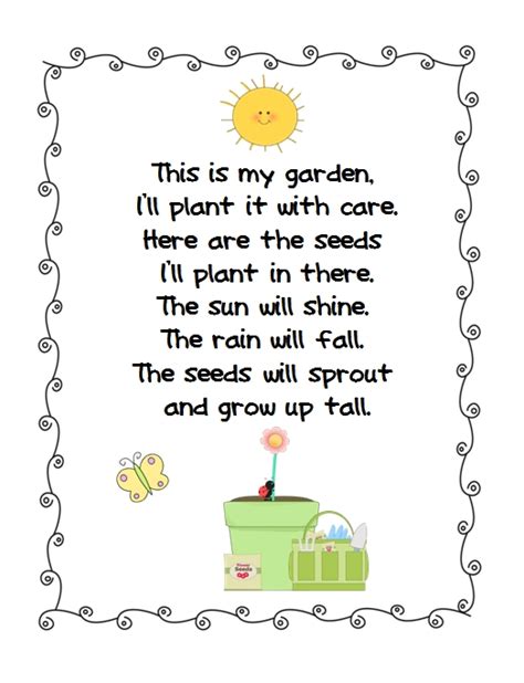Kids Poems Preschool Poems Kindergarten Poems