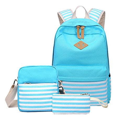 abshoo causal canvas stripe backpack cute teen backpacks for girls school bag khaki buy