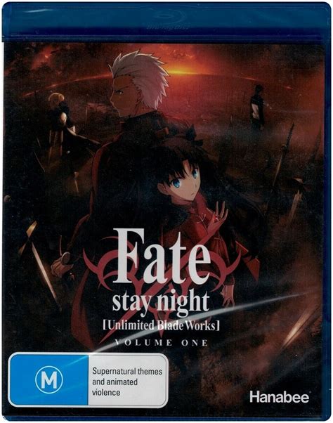 Fate Stay Night Unlimited Blade Works Volume 1 Blu Ray Anime Region