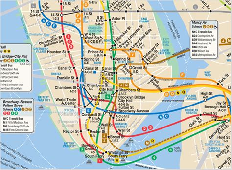 Infographic Of The Day Nyc Finally Builds A Better Subway Map Fast