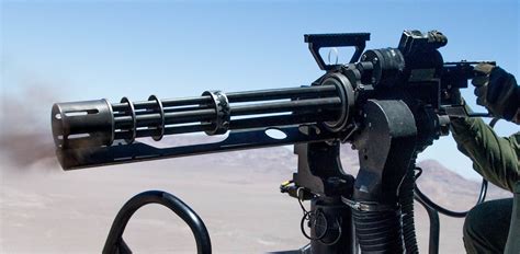 M134 Mk44 Gau 17a Minigun Rotary Machine Gun System