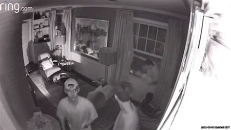 Dad Catches Partying Son Trying To Sneak Friends Into The House With