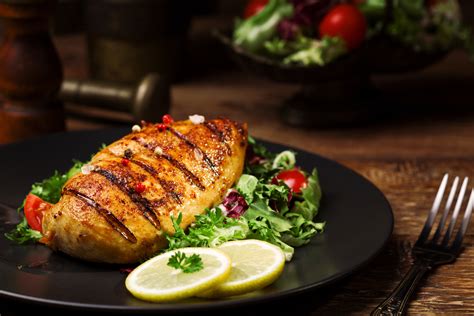 Blanc de poulet mariné au citron et miel