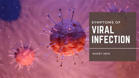 A Complete Guide To Identifying The Symptoms Of A Viral Infection