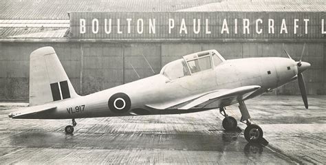 Lot Vintage Photo Aviation Boulton Paul Aircraft