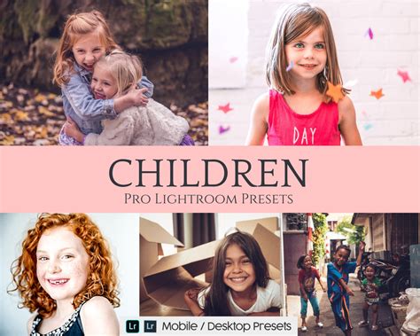 10 Children Presets For Lightroom Mobile App And Desktop Filtergrade