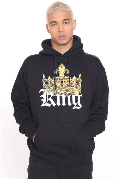 King Hoodie Black Fashion Nova Mens Graphic Tees Fashion Nova