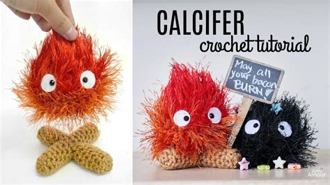Crochet Calcifer Fire Amigurumi Step By Step Free Pattern Youtube