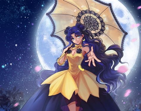 Download Moon Umbrella Dress Anime Sailor Moon Hd Wallpaper