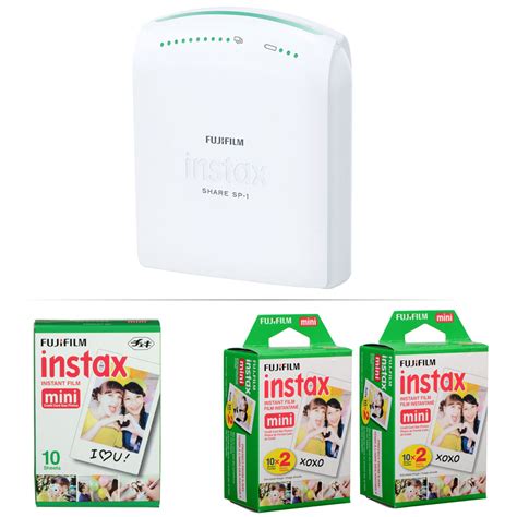 Fujifilm Instax Share Smartphone Printer With Instant Color Film