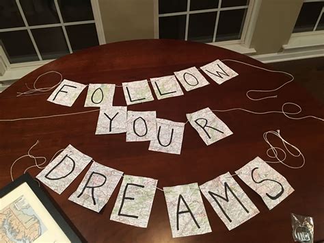 Follow Your Dreams Going Away Party Decor Goodbye Party Party