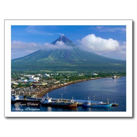 Mayon Volcano Its Perfect Cone Postcards Philippines Travel