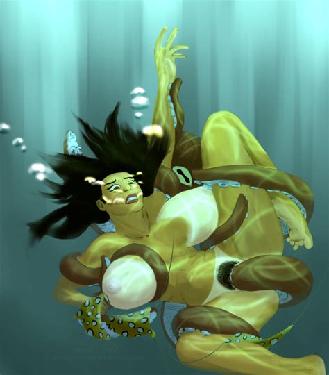 Rule 34 Barefoot Basement Comics Big Breasts Breasts Cavewoman Drowning Feet Giant Squid