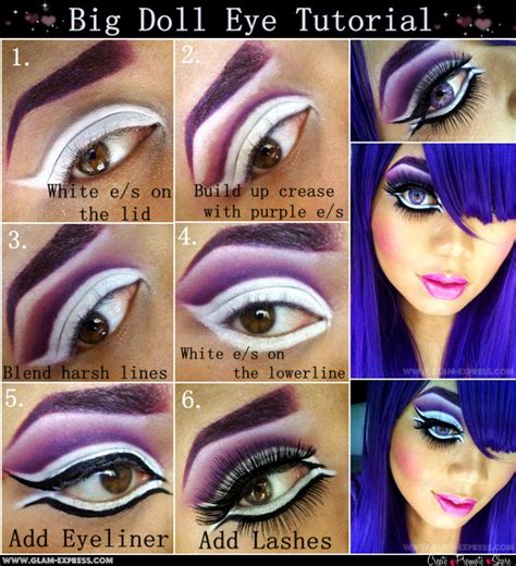 Fast And Easy Doll Eyes Makeup Tutorial Glamexpress Spooky Halloween Halloween Face Makeup