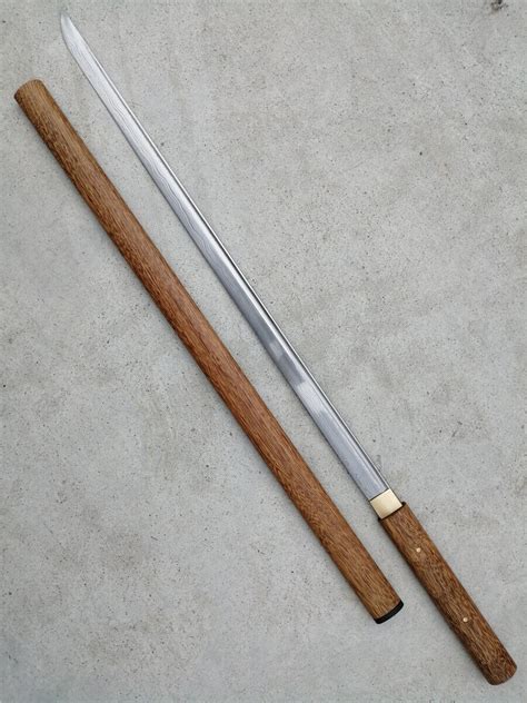 Battle Ready Japanese Stick Sword Samurai Katana Very Sharp Damascus