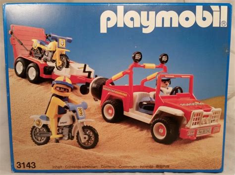 Playmobil Set 3143v1 Jeep With Dirtbikes Klickypedia