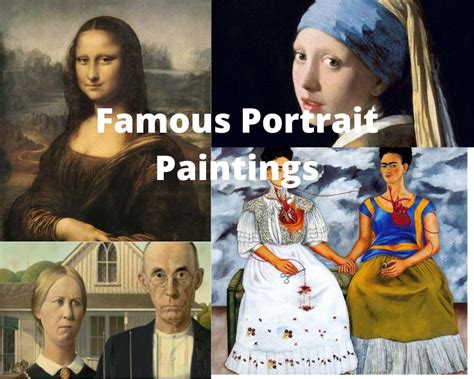 10 Most Famous Portrait Paintings Artst