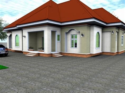 3 Bedroom Flat Plan On Half Plot In Nigeria House Plan Ideas