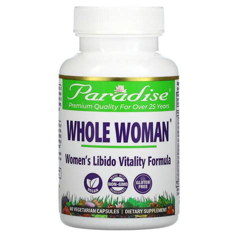Paradise Herbs Whole Woman Womens Libido Vitality Formula 60