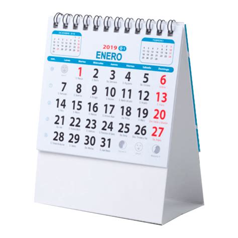 Calendario De Escritorio 7 Hojas Todo En Impresión