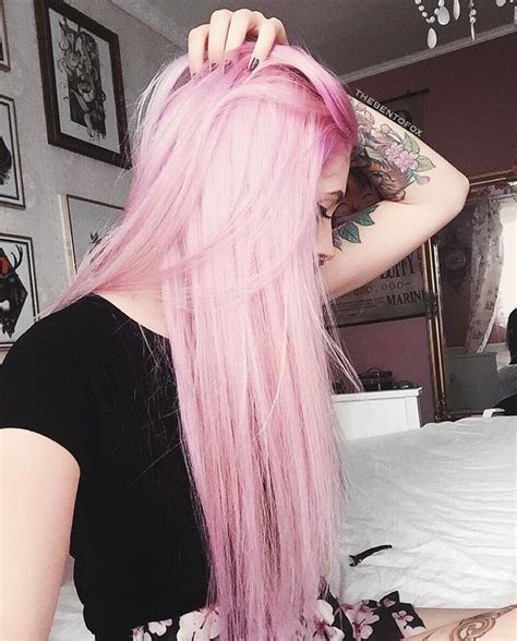 345 Pm Jettelag Medium Hair Styles Pastel Pink Hair Pink Hair