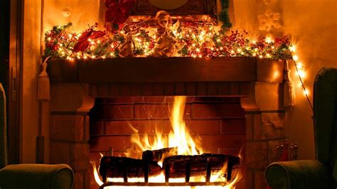 Christmas Fireplace HD Wallpapers Wallpaper Cave