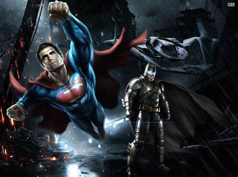 Batman Notes Batman V Superman Promo Art Montage By Deviantart