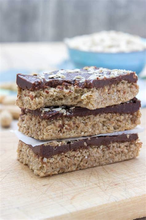 How to make no bake chocolate peanut butter bars. Chocolate Peanut Butter Banana Oatmeal Bars - Natalie's ...