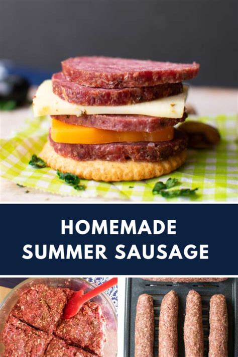 Serve over whole wheat toast. This Summer Sausage Recipe is a million times better than the kind you buy at the store ...