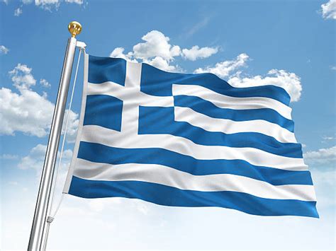 Simea tis ellados) stand während der geschichte des modernen griechenlands in ständiger konkurrenz zu einer einfachen blauen flagge mit weißem kreuz. Griechische Flagge - Bilder und Stockfotos - iStock