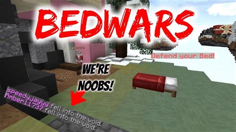 Being A Noob At Bedwars With Speedyjayyy Youtube