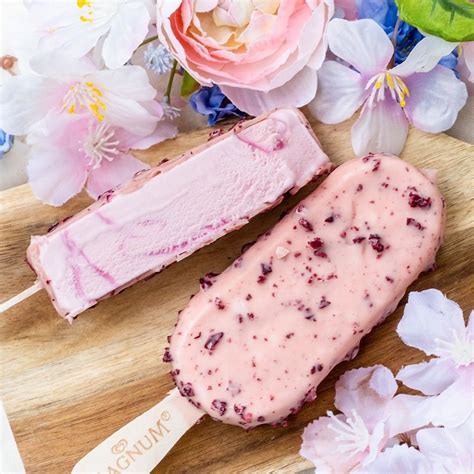 New Cherry Blossom Ice Cream At Thailand For