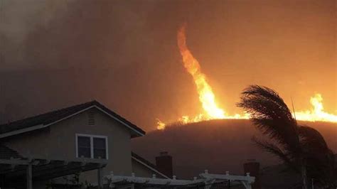 Alertan Por Tornado De Fuego En California Estados Unidos