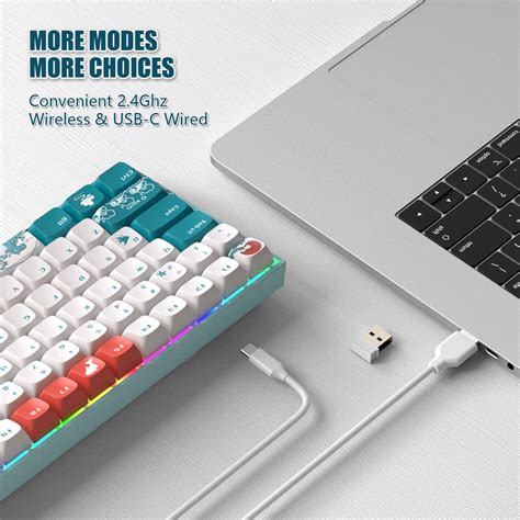 Buy Costom Xvx M Hot Swappable Wireless Mechanical Keyboard Layout Tkl Gaming Keyboard N