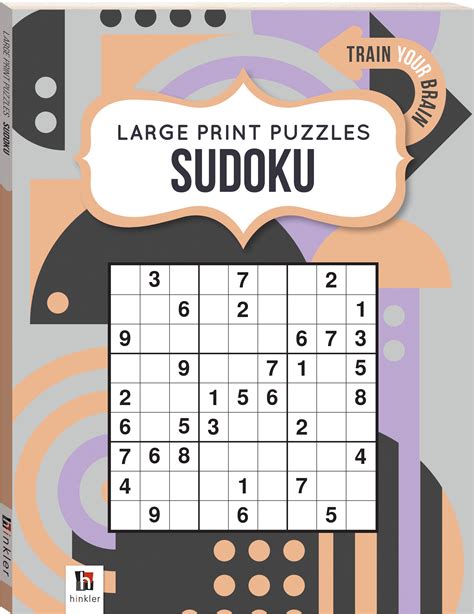 Large Print Puzzle Book Sudoku Sudoku Puzzles Adults Hinkler